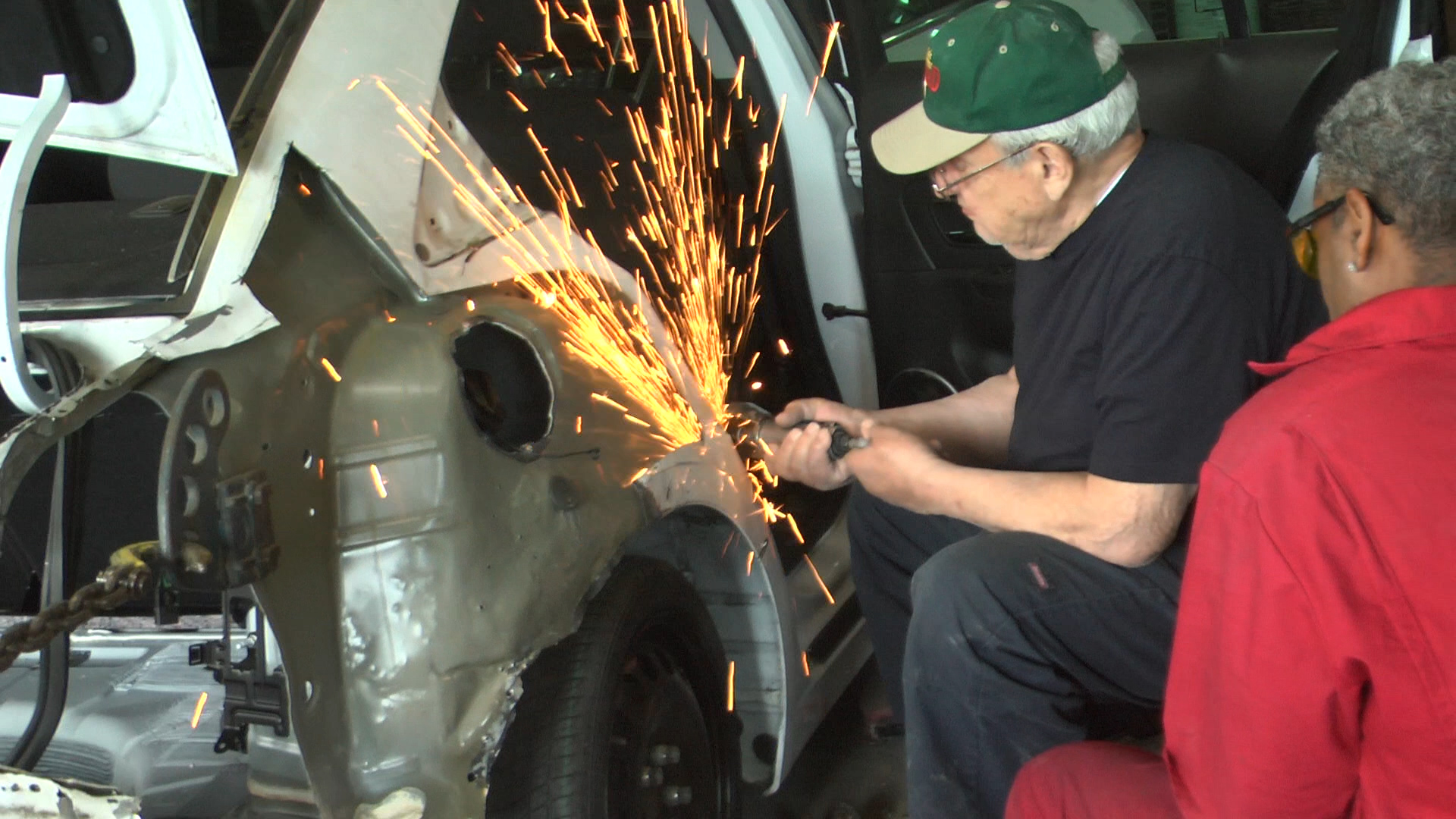 Precision paint matching and finish work at Definis State Auto Body